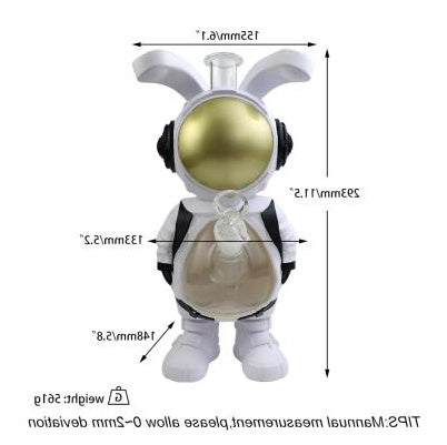 11.5" Pvc Backpack Rabbit | Glass + PVC