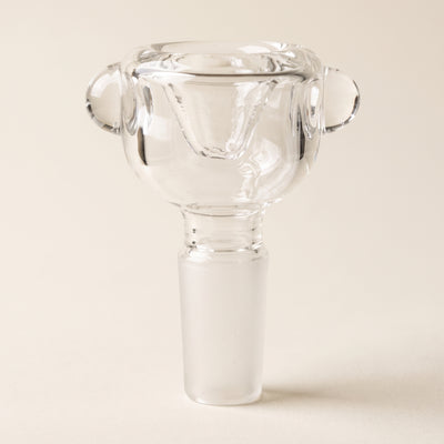 2″ 14mm Clear Bubble Flower Bowl, light background
