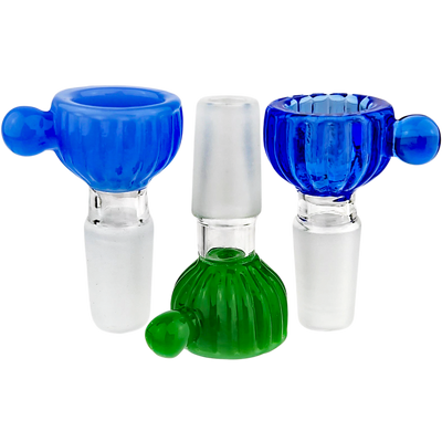 2 inch 14mm color scalloped flower bowls