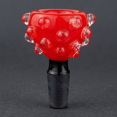 2″ 14mm Color w/ Clear Warts Flower Bowl