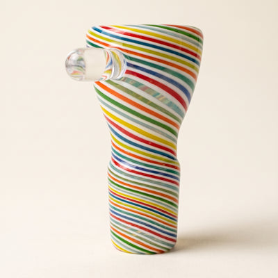 2" 18mm Color Worked Joint Flower Bowl, light background