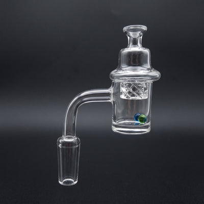 2.5" Gavel Box Set w/ Clear Spinner Carb Cap - 14mm Male 90°