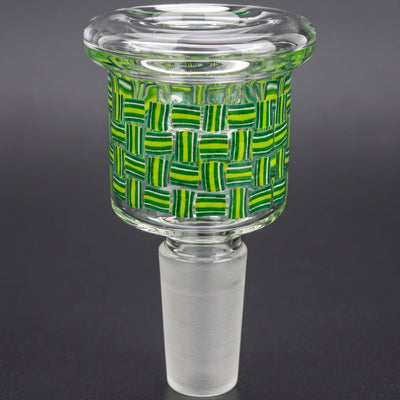 2.5" 14mm Basket Weave Decal Flower Bowl