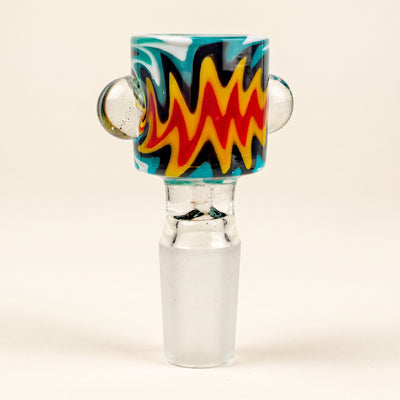 2.5" 14mm Wigwag Cup Flower Bowl, light background
