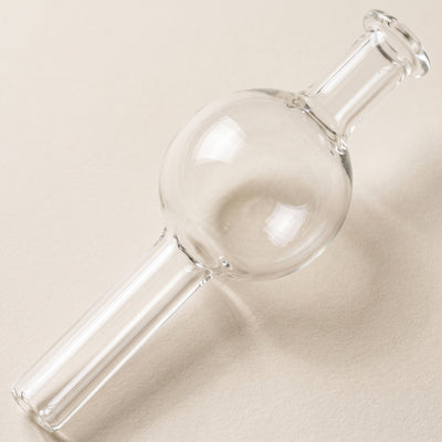 2.5" Clear Bubble Long Carb Cap, light background