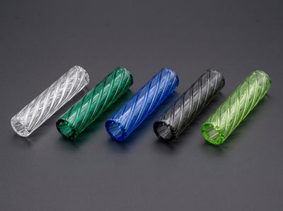 2.5" Twisted Joint Tip in Clear, Green, Blue, Gray and Light Green