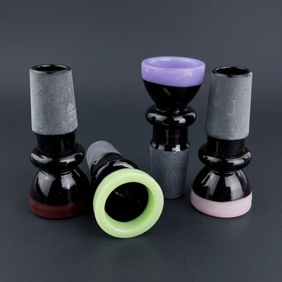2" Black Color Lip Flower Bowl