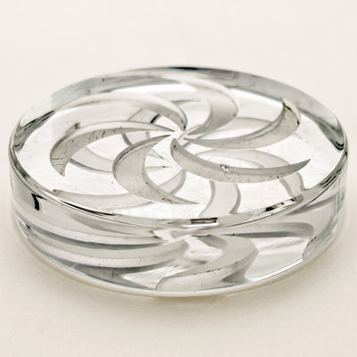 2″ Carved Spinner Disc Carb Cap, light background