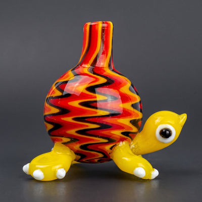 2" Cute Little Turtle w/ Wigwag Shell Carb Cap