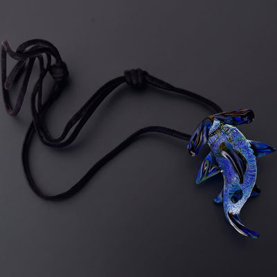 2" Peaselburg Dichro Hammerhead Shark Pendant