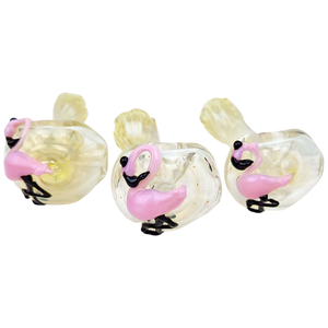 4″ Element Flamingo Pipe – Made in USA - alternate angle
