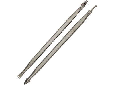 4.5″ Titanium Double Sided Rake Dab Tool - alternate angle
