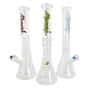 15” MONARK CLEAR MATRIX W/ COLOR LOGO BEAKER