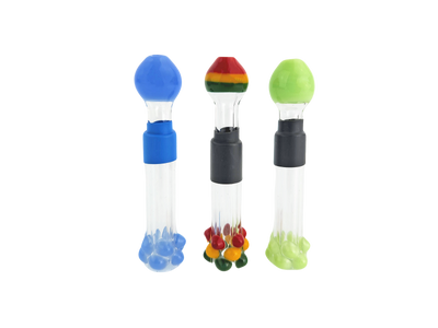 3.5″ AMANI SUMMERDAY GLASS PUSH BLUNT CHILLUM – MADE IN USA