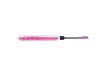 6″ CRUSH GLASS HANDLE W/ METAL TIP DAB TOOL