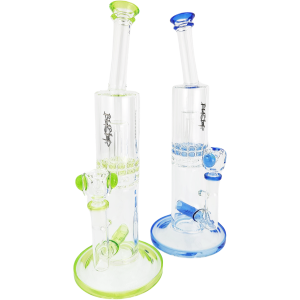 12″ BLACK SHEEP COLOR ACCENT INLINE TO RATCHET BONG