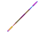 7″ IRIDESCENT STAINLESS STEEL DAB TOOL