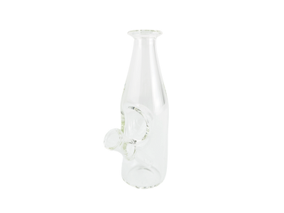 6" Clear Sake Bottle Rig - alternate angle