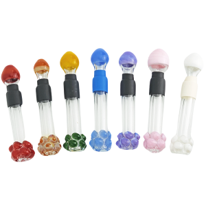3.5″ AMANI SUMMERDAY GLASS PUSH BLUNT CHILLUM – MADE IN USA