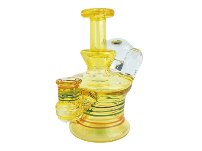 5″ PHD GLASS FULL CFL FACET OPAL RIP CURL BOTTLE