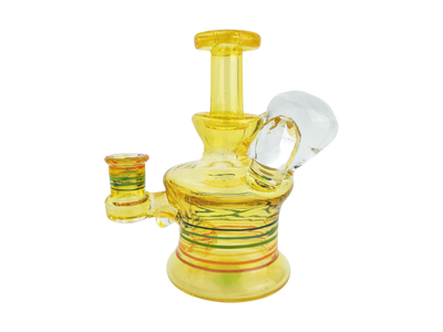 5″ PHD GLASS FULL CFL FACET OPAL RIP CURL BOTTLE