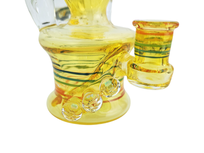 5″ PHD GLASS FULL CFL FACET OPAL RIP CURL BOTTLE