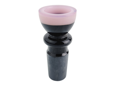 2″ 18mm Black Color Lip Flower Bowl - detail view