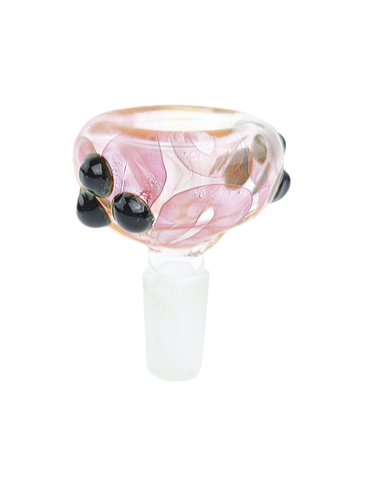 2″ 14MM ELEMENT COLOR AND FUME FLOWER BOWL – MADE IN USA