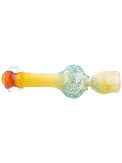 4" Fume Frit Ball Chillum - alternate angle