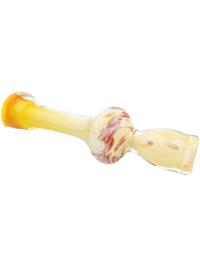 4" Fume Frit Ball Chillum - close-up view