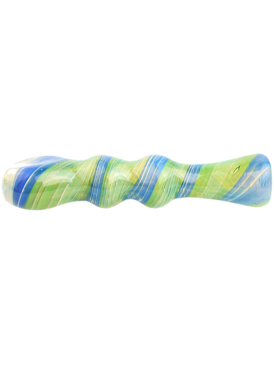 4" Color Swirl Flat Mouth Chillum - photo 4
