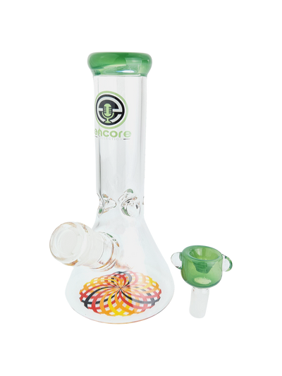 8" Encore Reticello Beaker - alternate angle