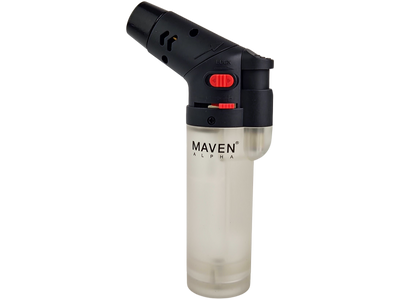 3.5″ MAVEN ALPHA+ TRANSPARENT TORCH – 15 PACK DISPLAY by Maven