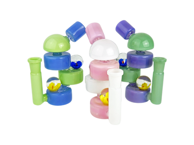 5.5″ TWO-TONE STACKED PUCK FLOWER IMPLOSION RIG