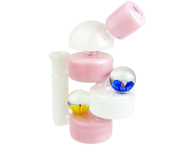 5.5″ TWO-TONE STACKED PUCK FLOWER IMPLOSION RIG