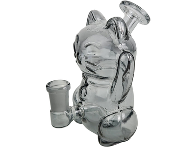 5.5" Iridescent Sculpted Fortune Cat Rig