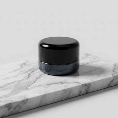 5ml UV Resistant Heavy Bottom Jar with Child Resistant Black Lids