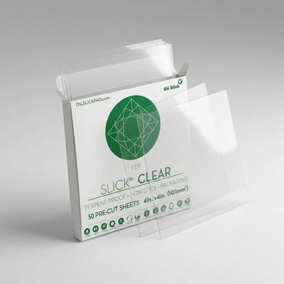 Oil Slick® Clear 50 Sheet :  Packaged for RESALE