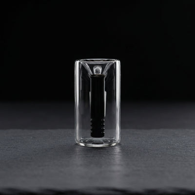3″ 14 M 90° Encore Color Joint Pull Out Ash Catcher on dark slate surface - Oil Slick Pad