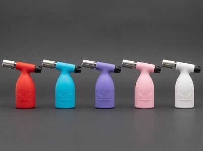 3.5″ Aleaf Mini Turbo Flame Blow Torch in Red, Blue, Purple, Pink and White