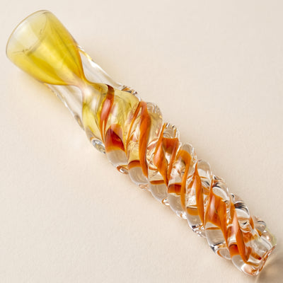 3.5" Color & Fume Twist Chillum, light background