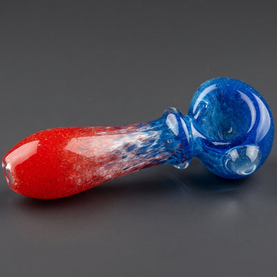 3.5″ Frit Two-Tone Glass Hand Pipe
