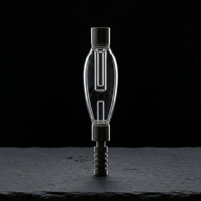 3.5" Honeydrop Screw On Tip Nectar Kit on dark slate surface - Oil Slick Pad