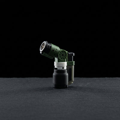 3.5" Maven Tuner Sequoia Collection Transparent Torch - 20 Pack Display on dark slate surface - Oil Slick Pad