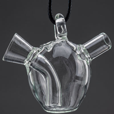 3" Clear Joint Bubbler Pendant