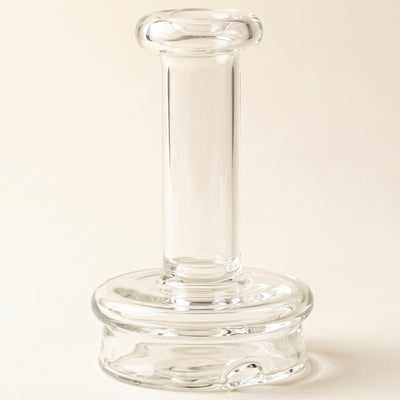 3" Clear Puffco Dry Top, light background