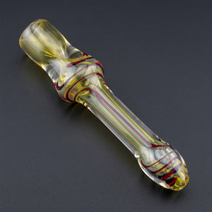 3" Flat Mouth Fume Color Swirl Chillum
