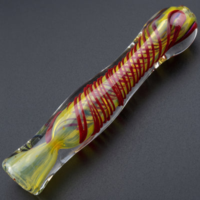 3" Fume Twisted Cane Chillum