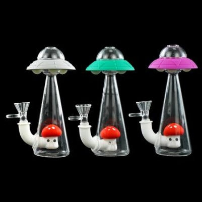 Ufo Water Pipe | Glass + Silicone