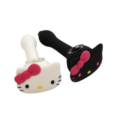 Bow Cat Big Hand Pipe | Silicone